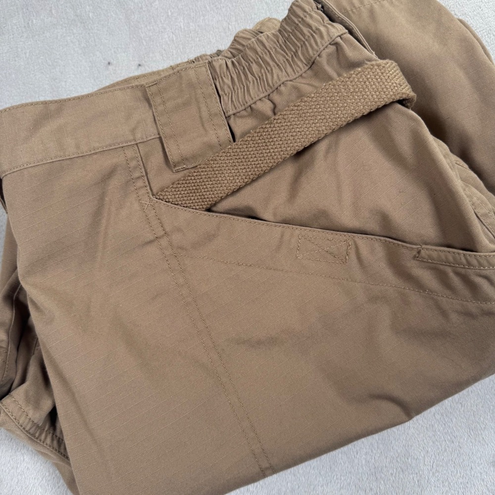 5.11 Tactical Cargo Pants Mens 42x30 Tan Ripstop Workwear Trousers